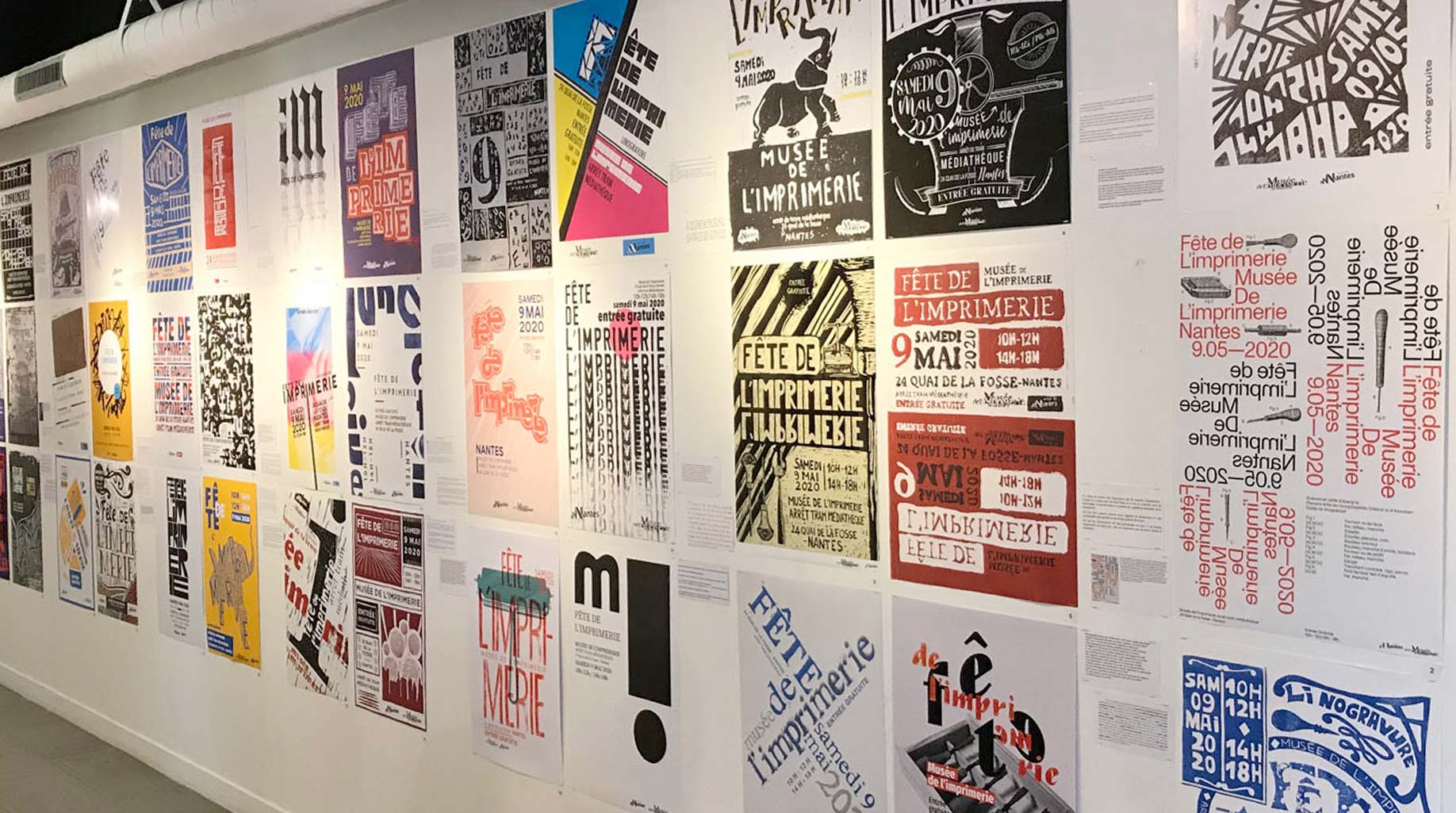 Affiches fête de l'imprimerie Nantes
