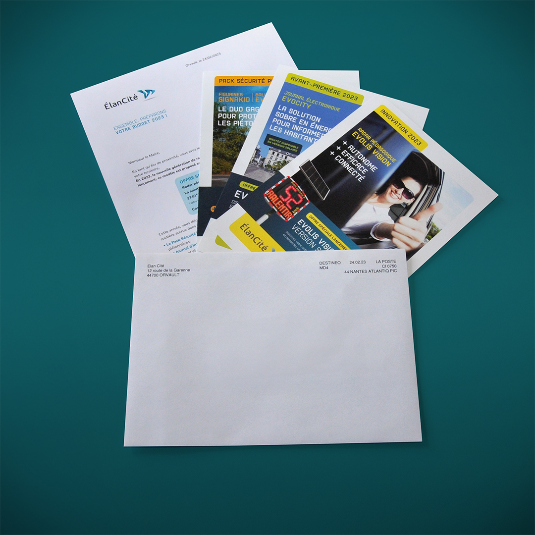 Réalisation d'un mailing européen avec impression et routage